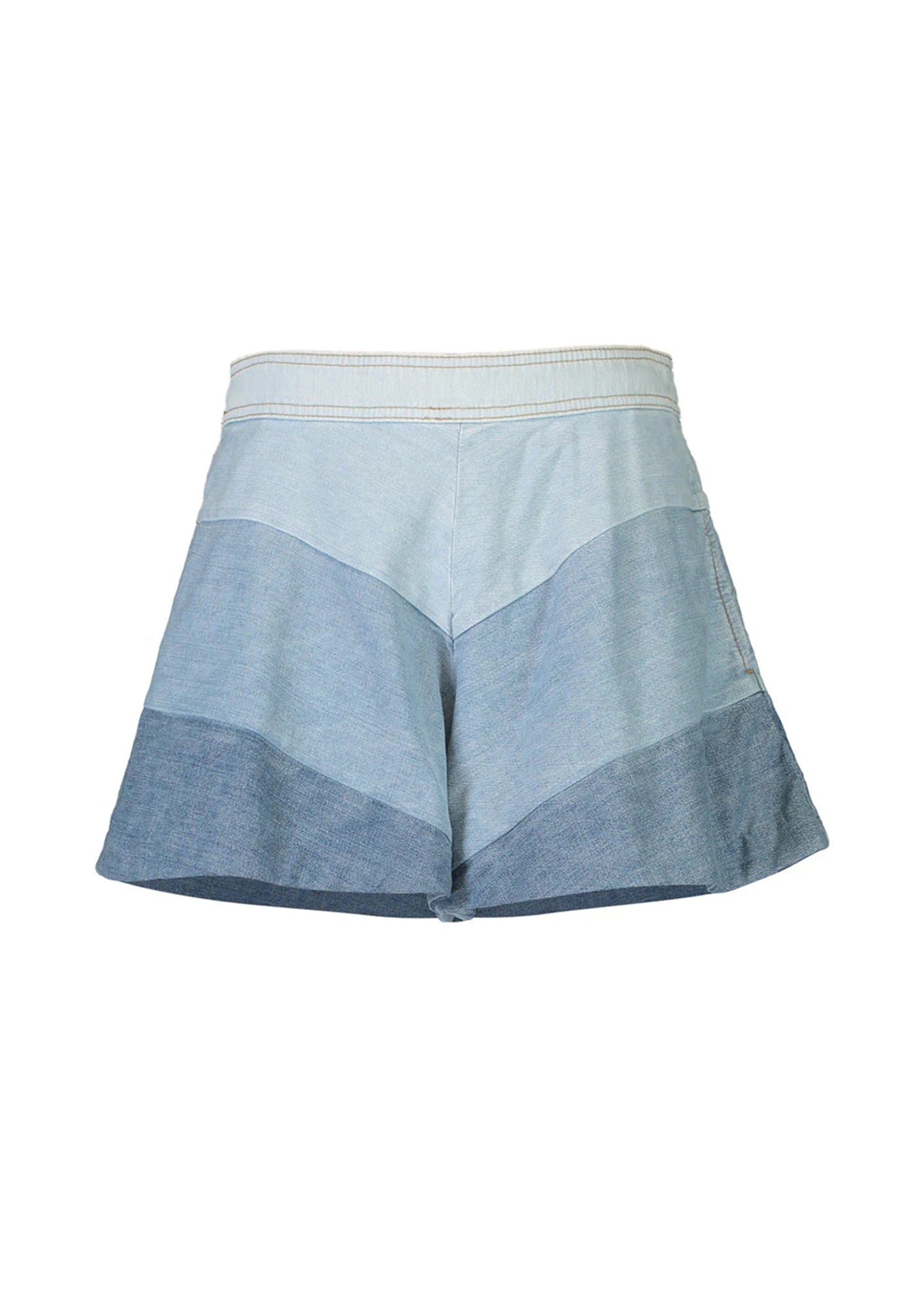 Load image into Gallery viewer, Tallow Chevron Denim Short - Short
