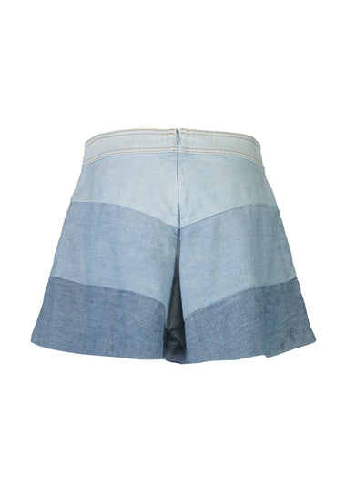 Tallow Chevron Denim Short - Short