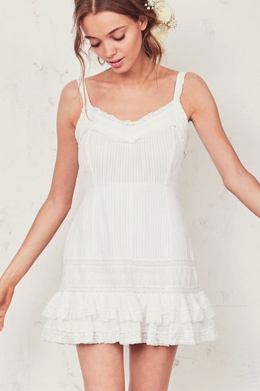 Tallulah Dress Antique White - Dress