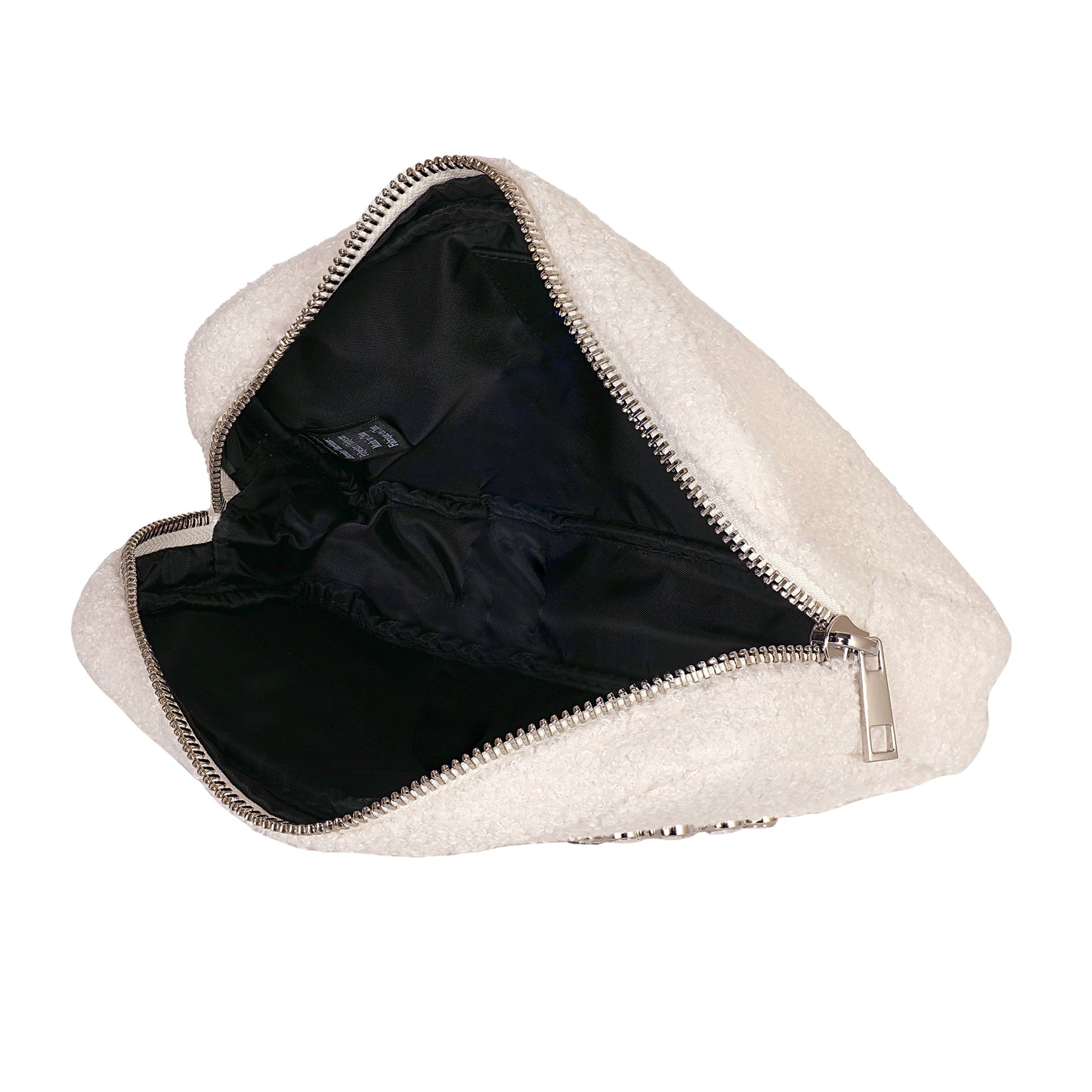 Teddy Love Small Cosmetic Bag White