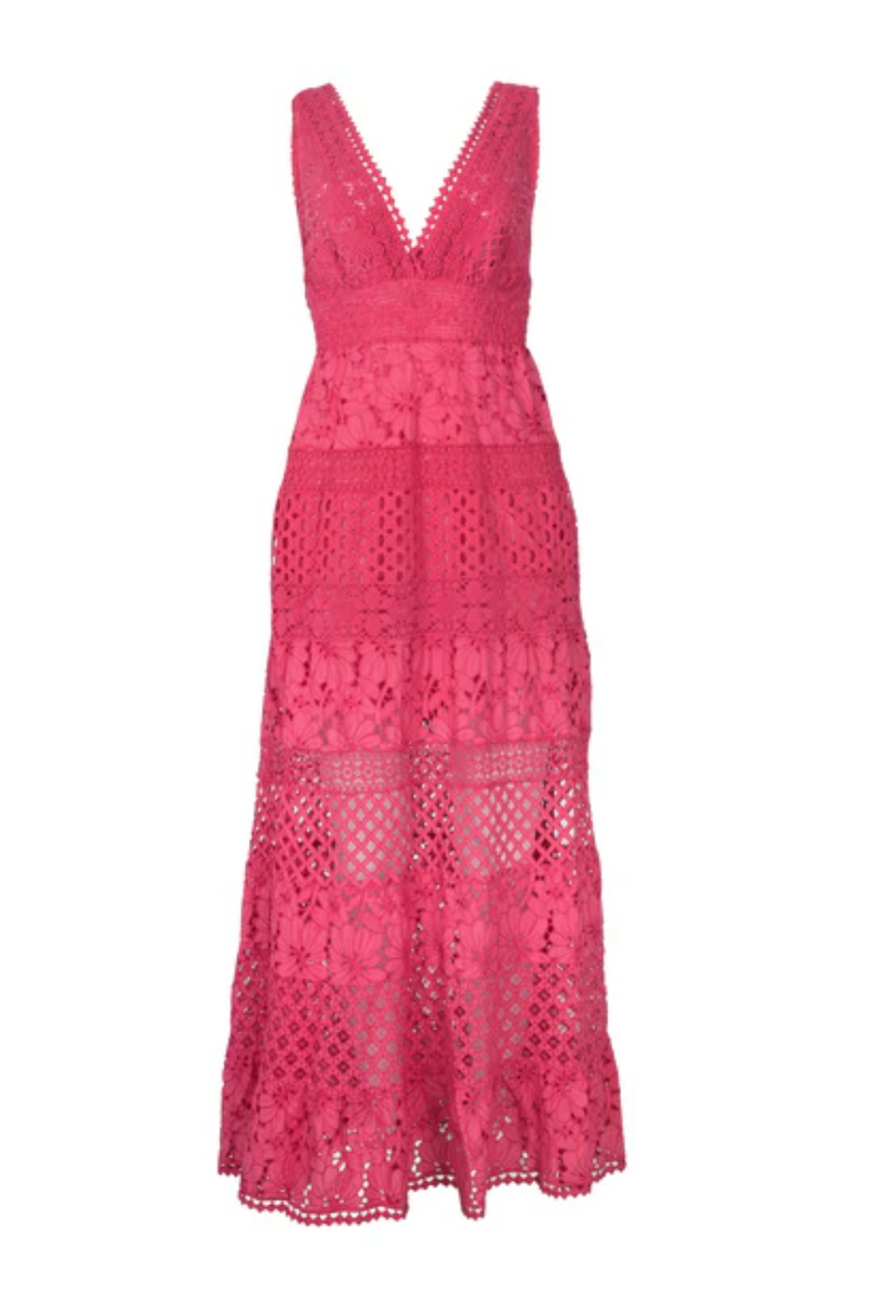 Morganite Maxi Dress Corallo