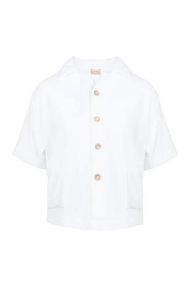 Boxy Shirt Bianco