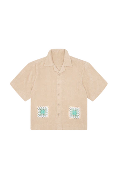 Estate Shirt Almond/Aqua