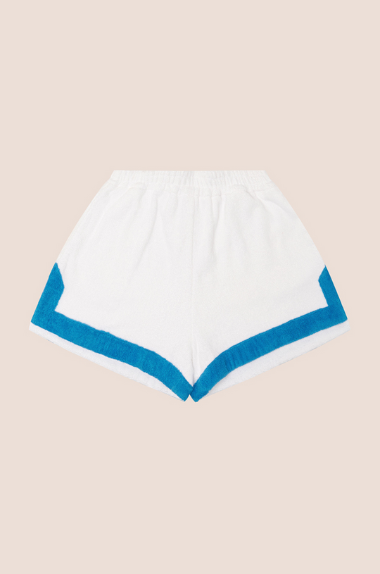 Estate Short Bianco/Ciano