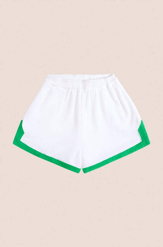 Load image into Gallery viewer, Estate Short Bianco/Verde - Shorts

