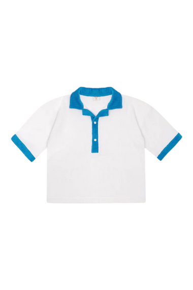 Estate Tee Bianco/Ciano