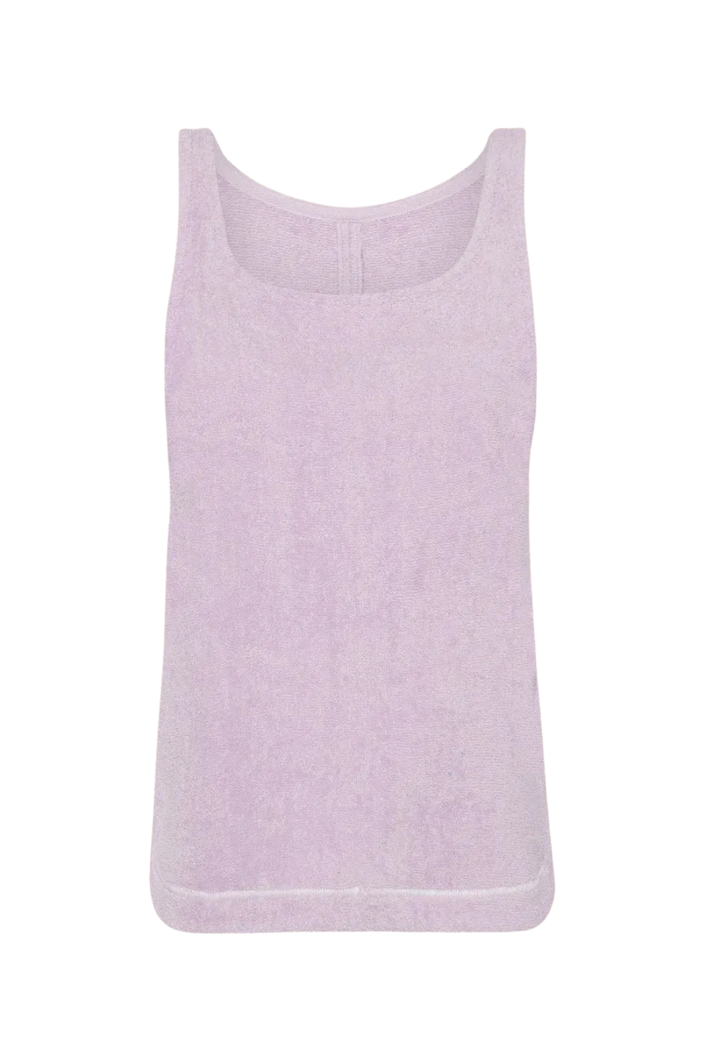 Load image into Gallery viewer, Lavender Sleeveless Top in Terry Towelling
