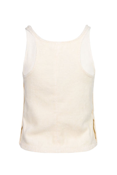 Terry Tank Top in White