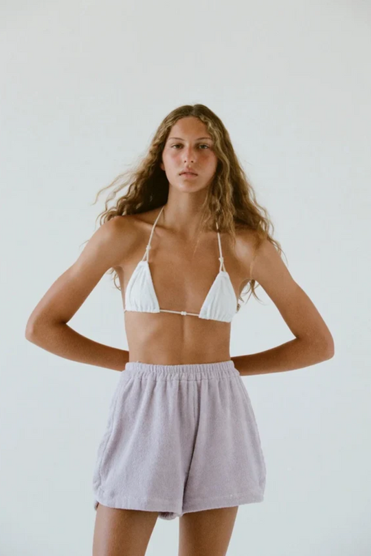 Womens Beach Shorts in Lavender