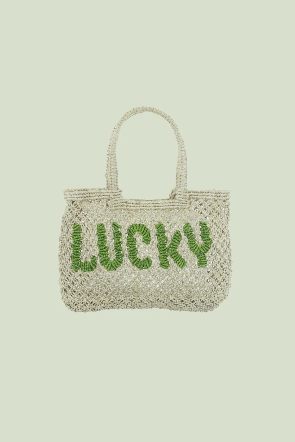 Load image into Gallery viewer, Coco Lucky Natural Jute Bag
