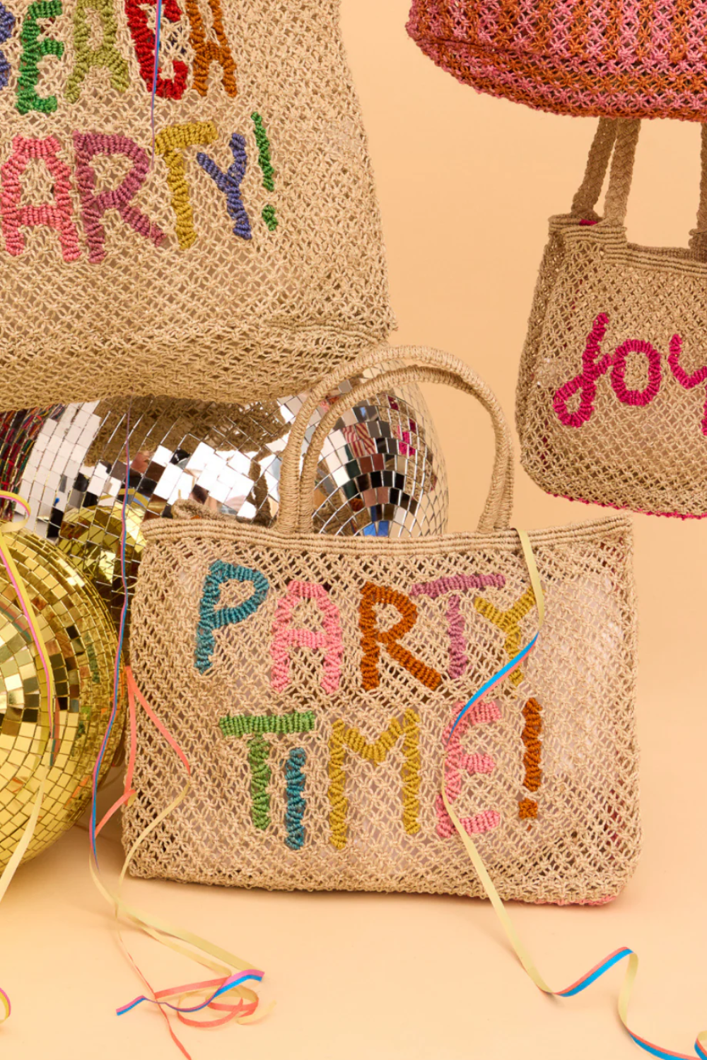 Load image into Gallery viewer, Party Time Jute Bag
