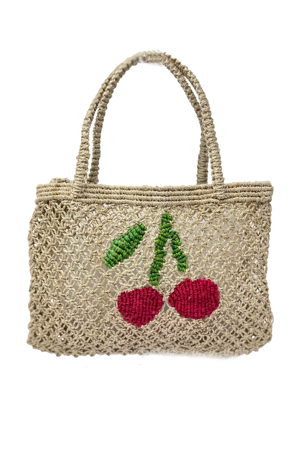 Load image into Gallery viewer, Tracy Cherry Jute Bag
