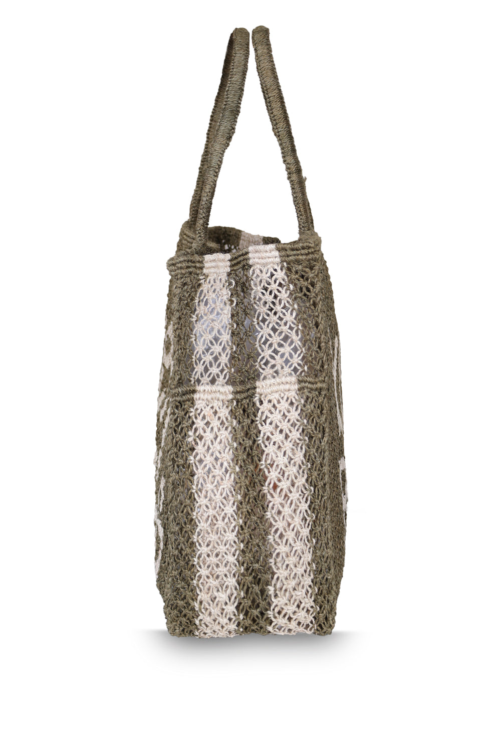 Load image into Gallery viewer, Barry Keep Rolling Olive Jute Bag
