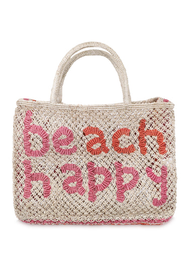 Beach Happy Day Jute Bag Natural