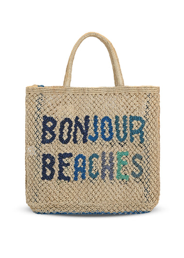 Bonjour Beaches Jute Bag Multi/Blue - Bag