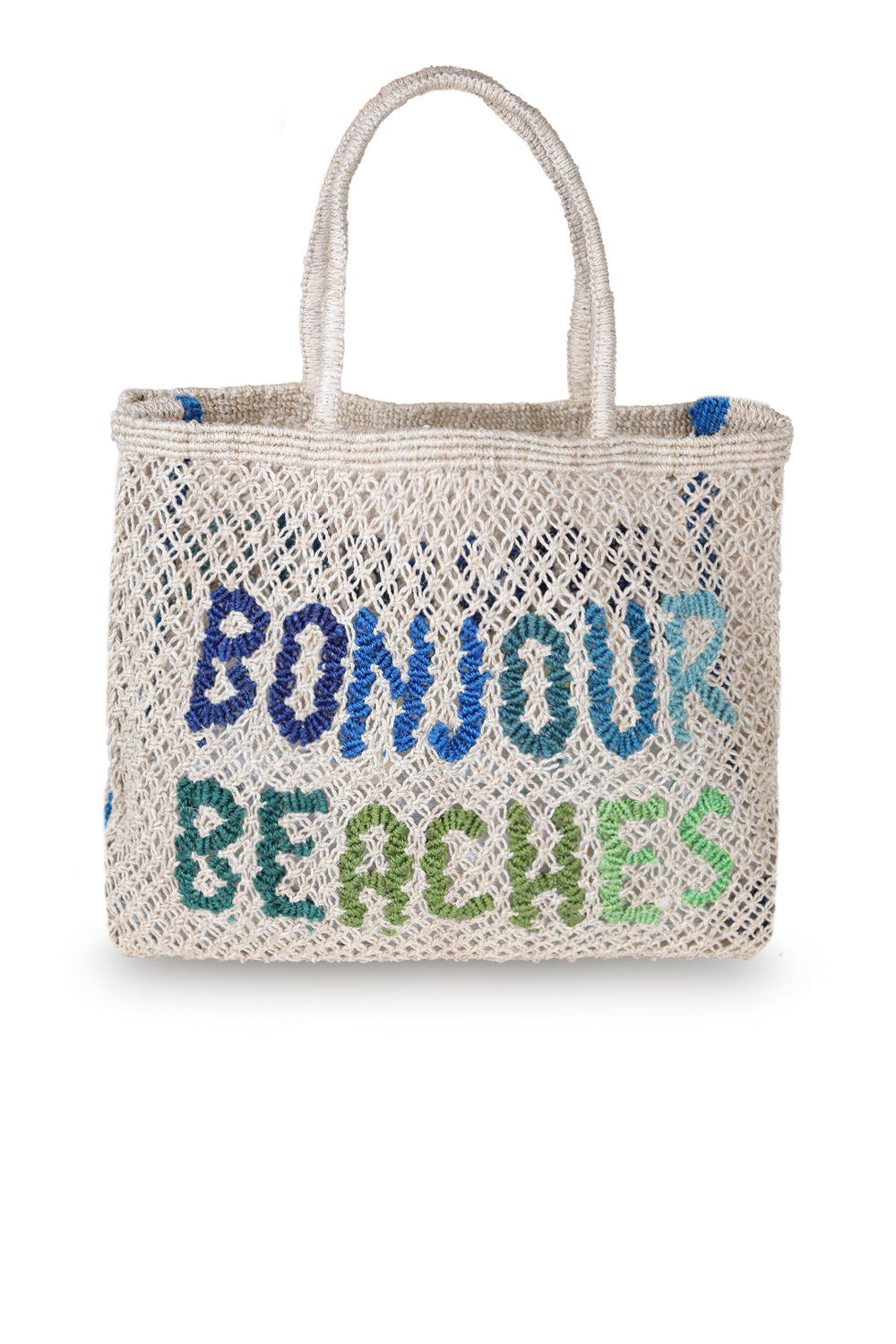 Load image into Gallery viewer, Bonjour Beaches Jute Bag
