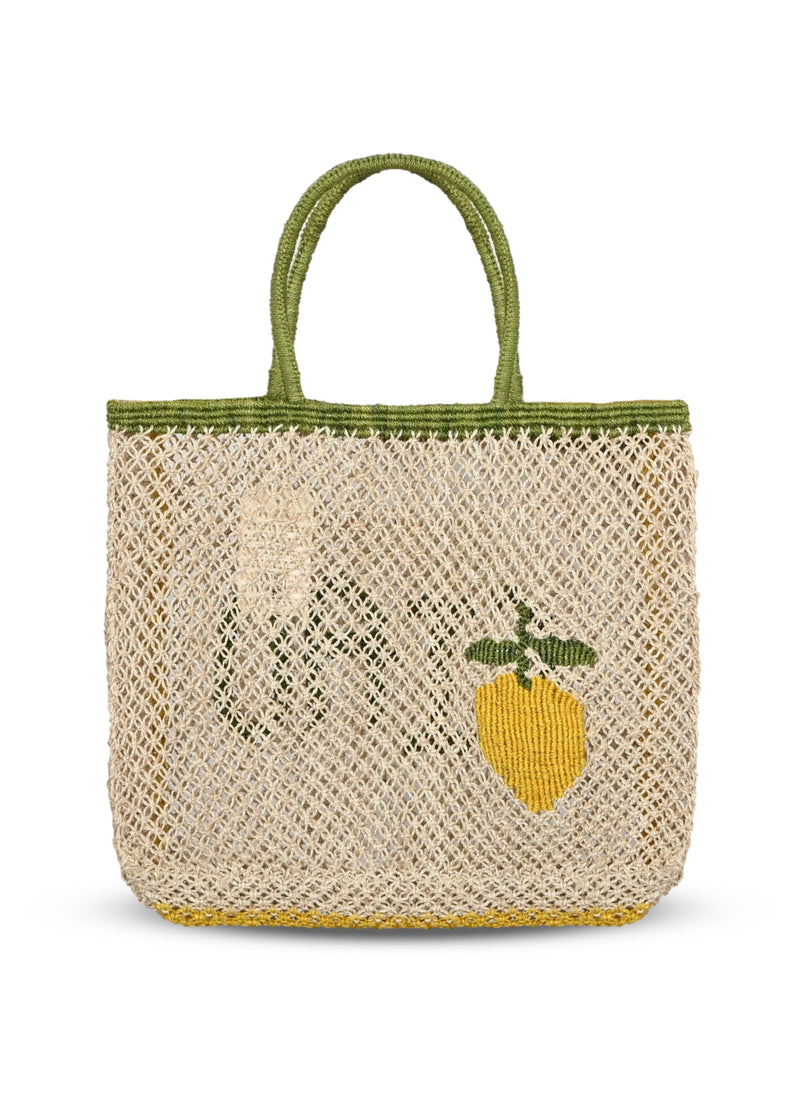 Ciao Bella Jute Bag Lemon