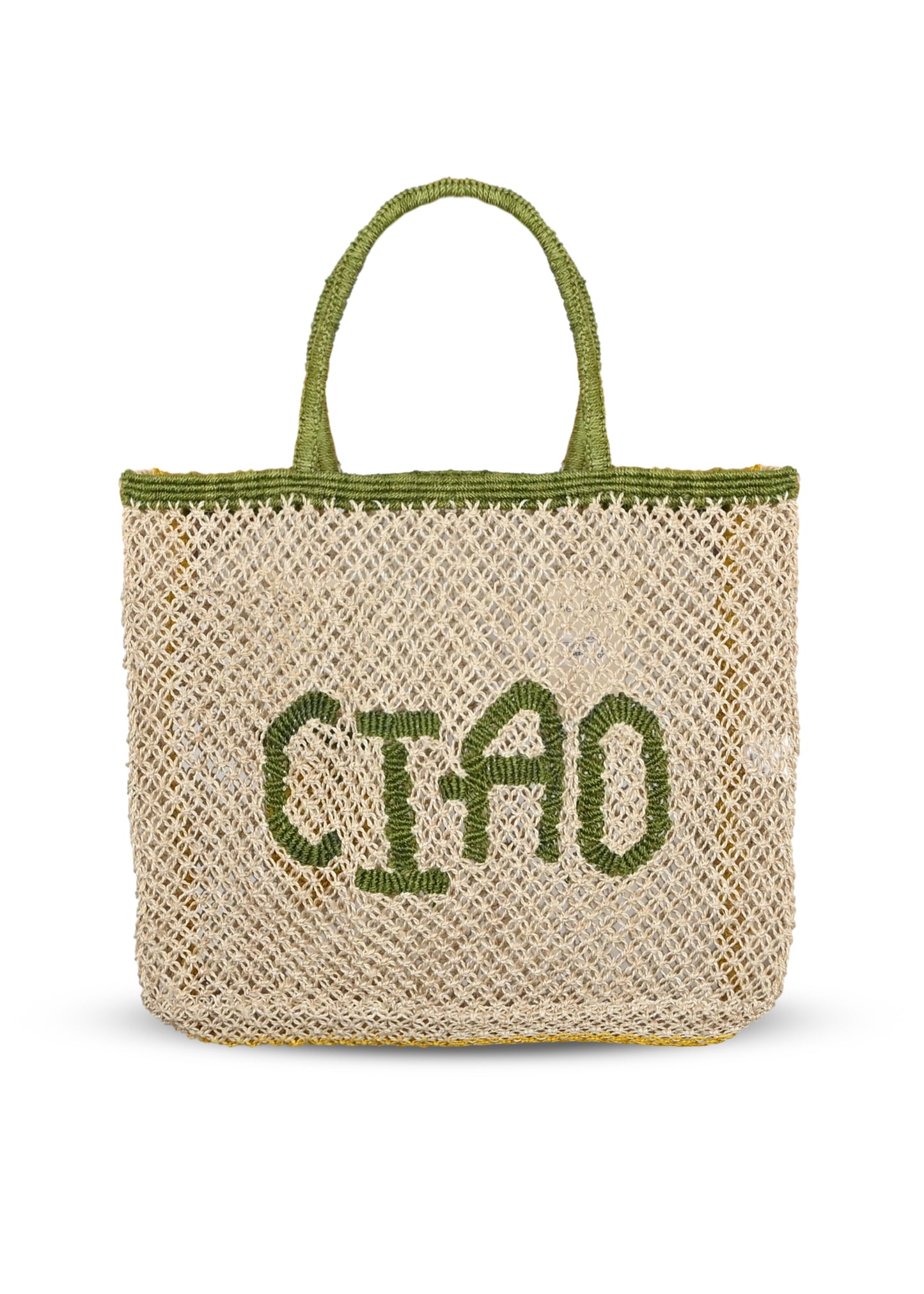 Load image into Gallery viewer, Ciao Bella Jute Bag Lemon - Bag

