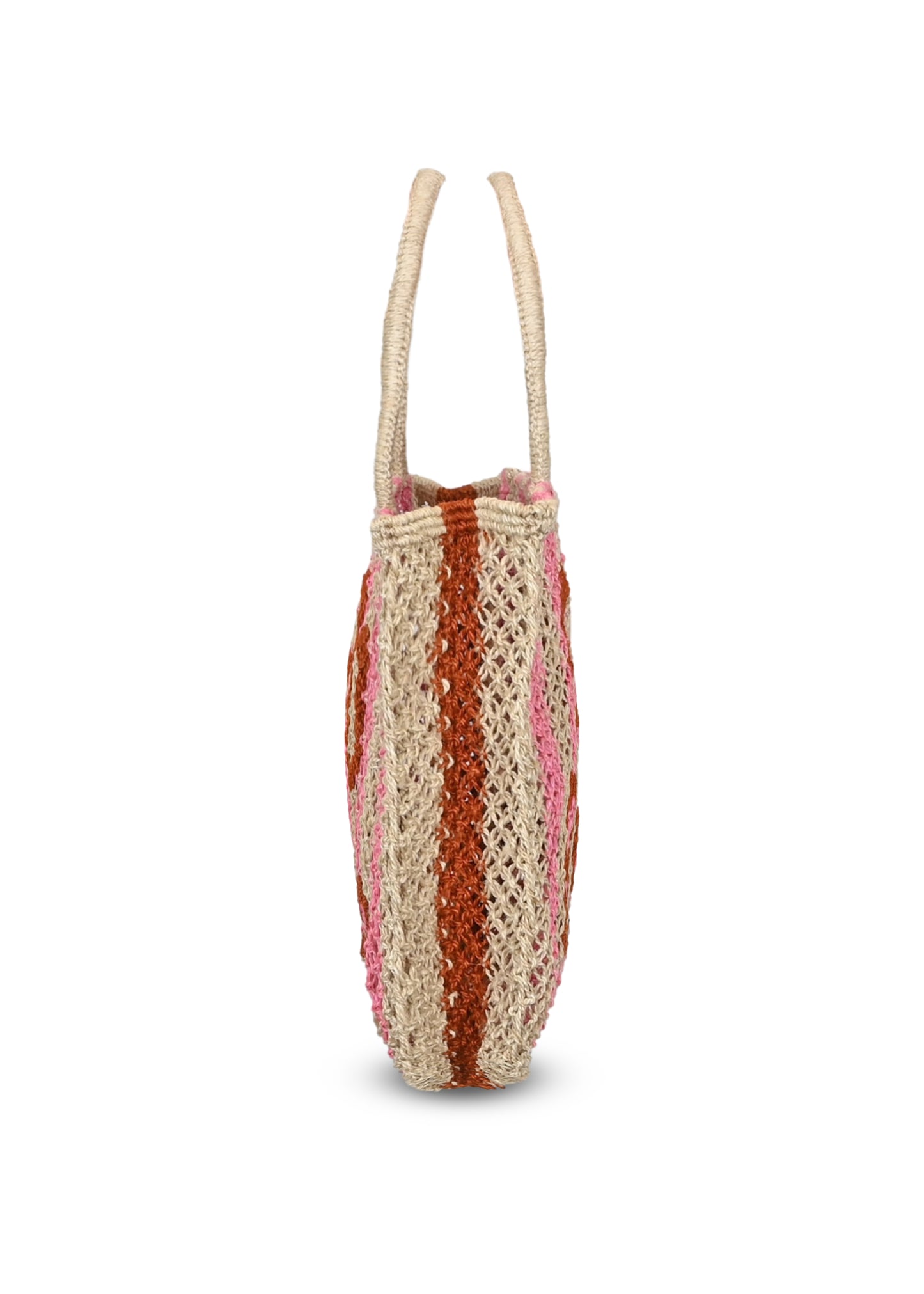 Load image into Gallery viewer, Ciao Bella Jute Bag Rose Stripes - Bag
