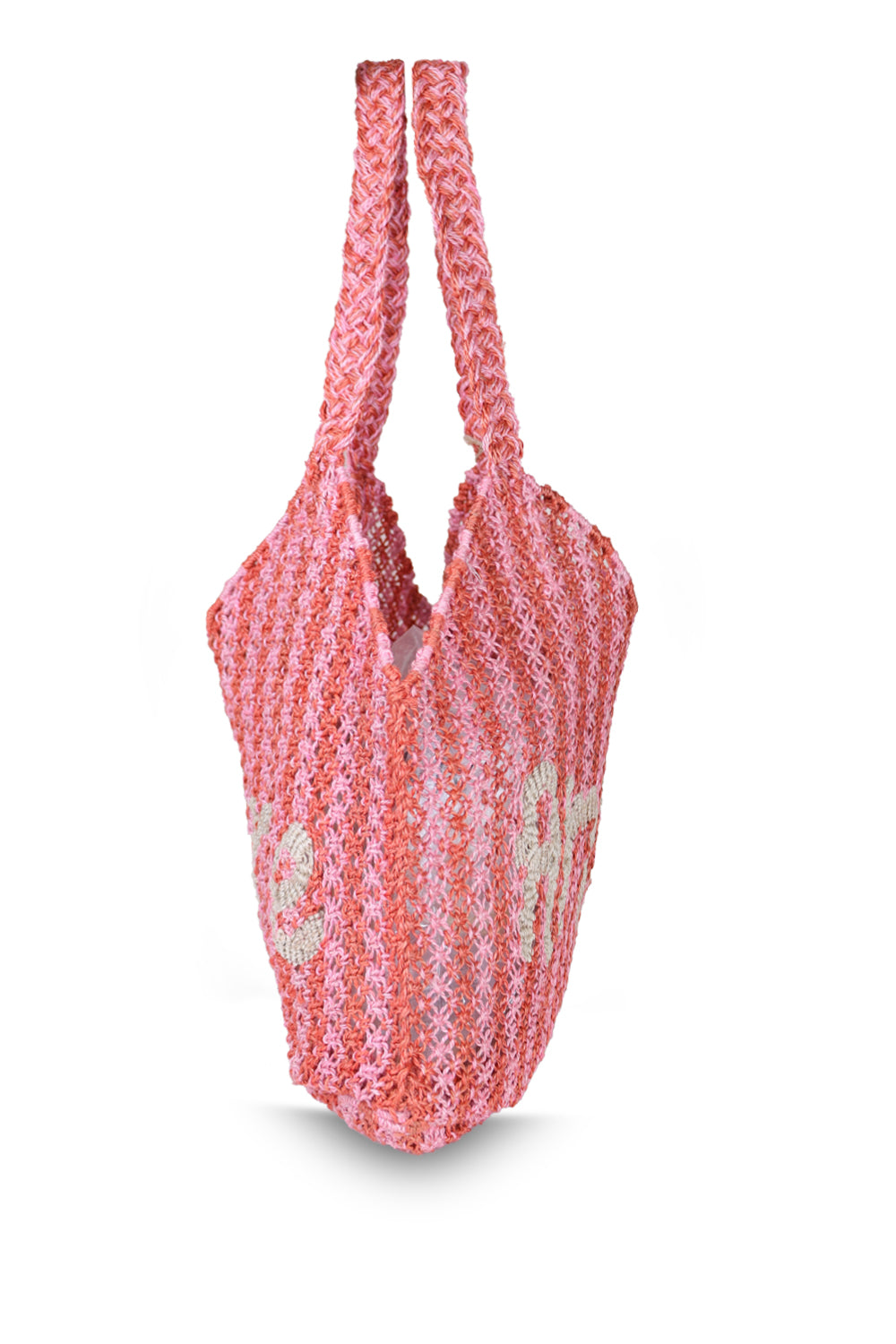 Load image into Gallery viewer, Dora Amore Rose Jute Bag
