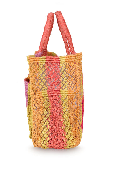 Henry Sunday Raspberry Jute Bag
