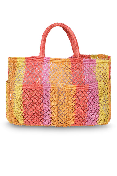 Henry Sunday Raspberry Jute Bag