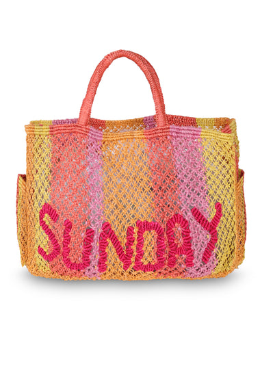 Henry Sunday Raspberry Jute Bag
