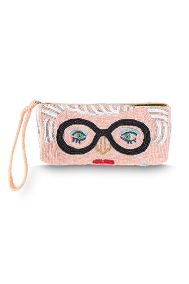 Iris Beaded Glasses Case