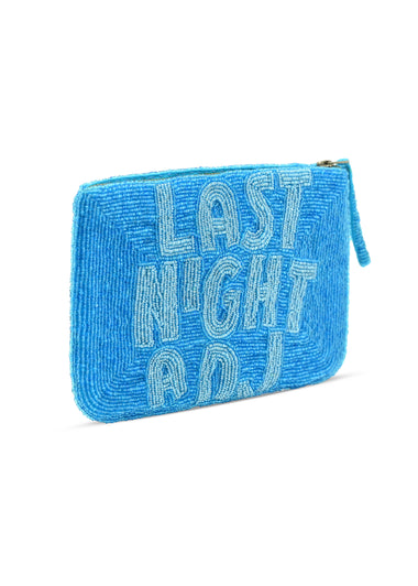 Last Night A DJ Clutch Blue - Bag
