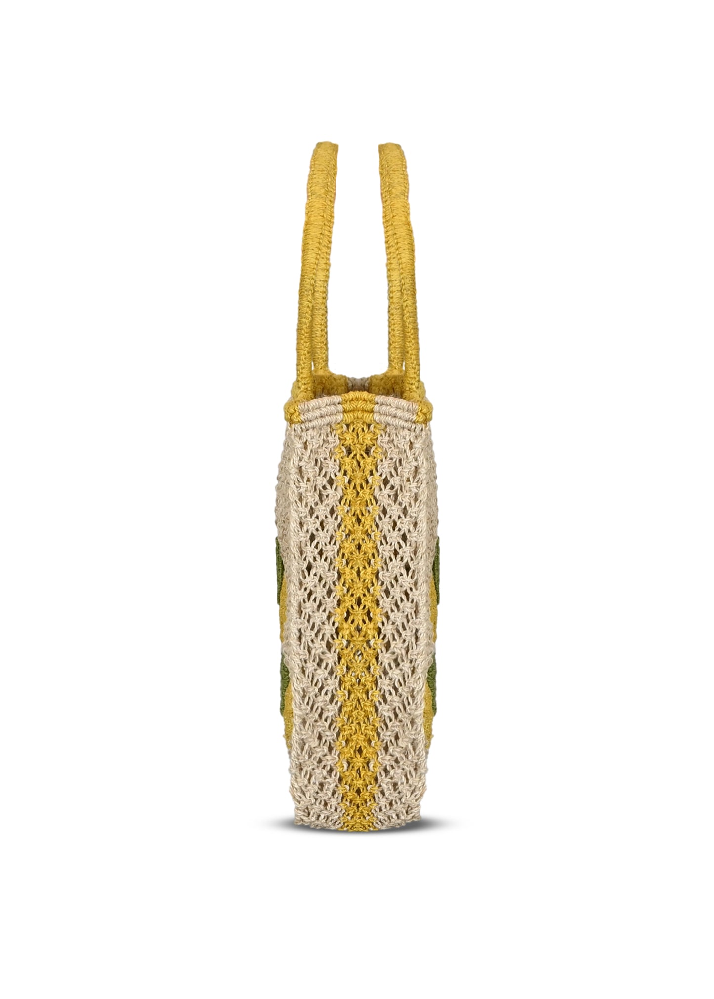 Load image into Gallery viewer, Lemon All Over Jute Bag Yellow - Bag
