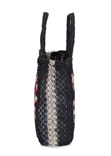 More Amore Jute Bag Black