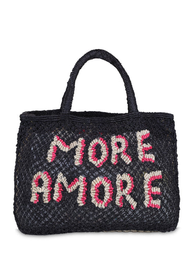 More Amore Jute Bag Black