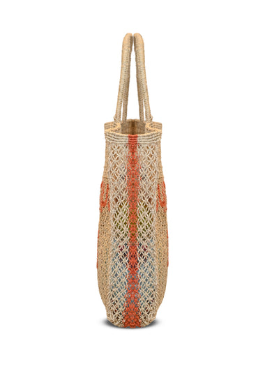 Oh Happy Day Jute Bag Natural/Multi - Bag