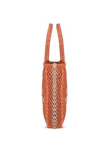 Oh Happy Day Jute Bag Peach - Bag