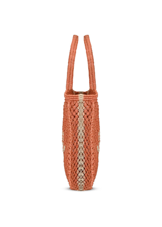 Oh Happy Day Jute Bag Peach - Bag