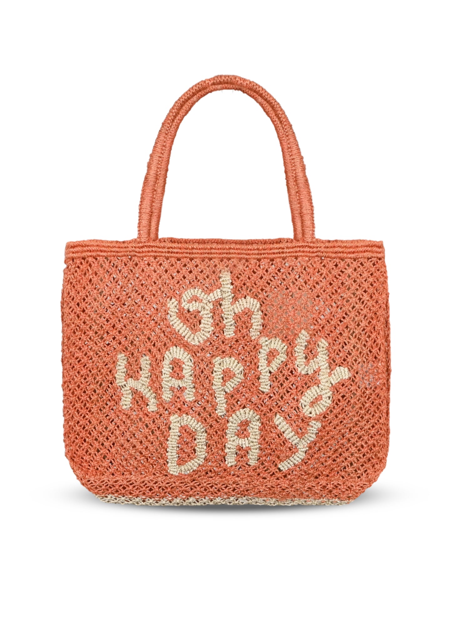 Load image into Gallery viewer, Oh Happy Day Jute Bag Peach - Bag
