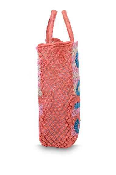 Olive Ciao Peach Jute Bag