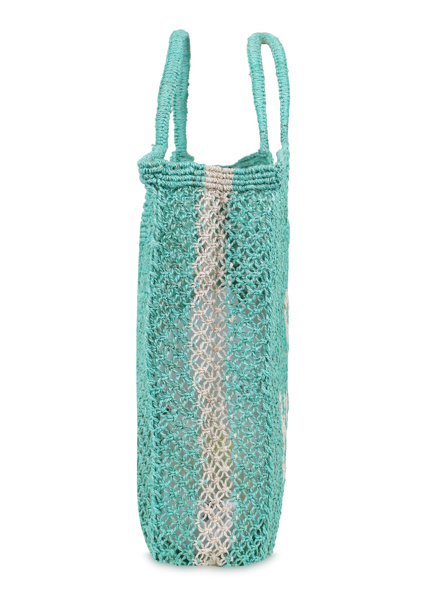Load image into Gallery viewer, Stella Sea Breeze Jute Bag Aqua
