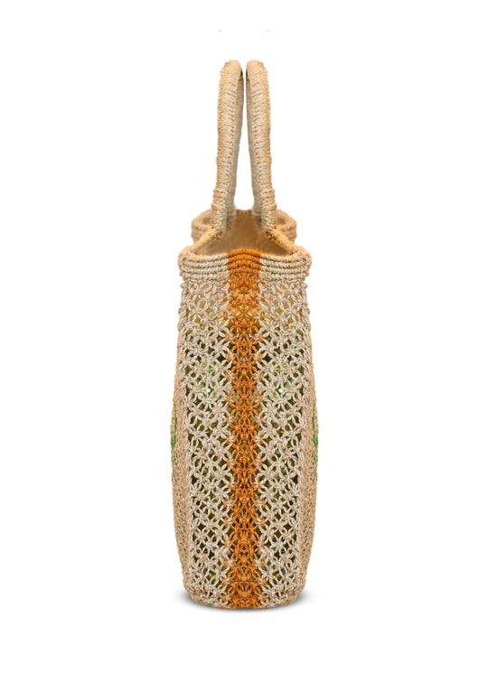 Load image into Gallery viewer, Summer Loving Jute Bag Peach - Bag
