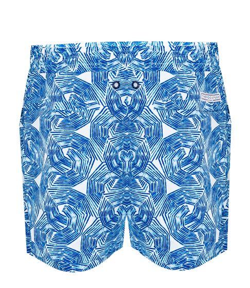 Balmoral Blue Umbrellas Men's Swim Shorts