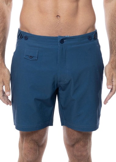 Tama Men’s Navy Shorts - Tailored Swim Shorts
