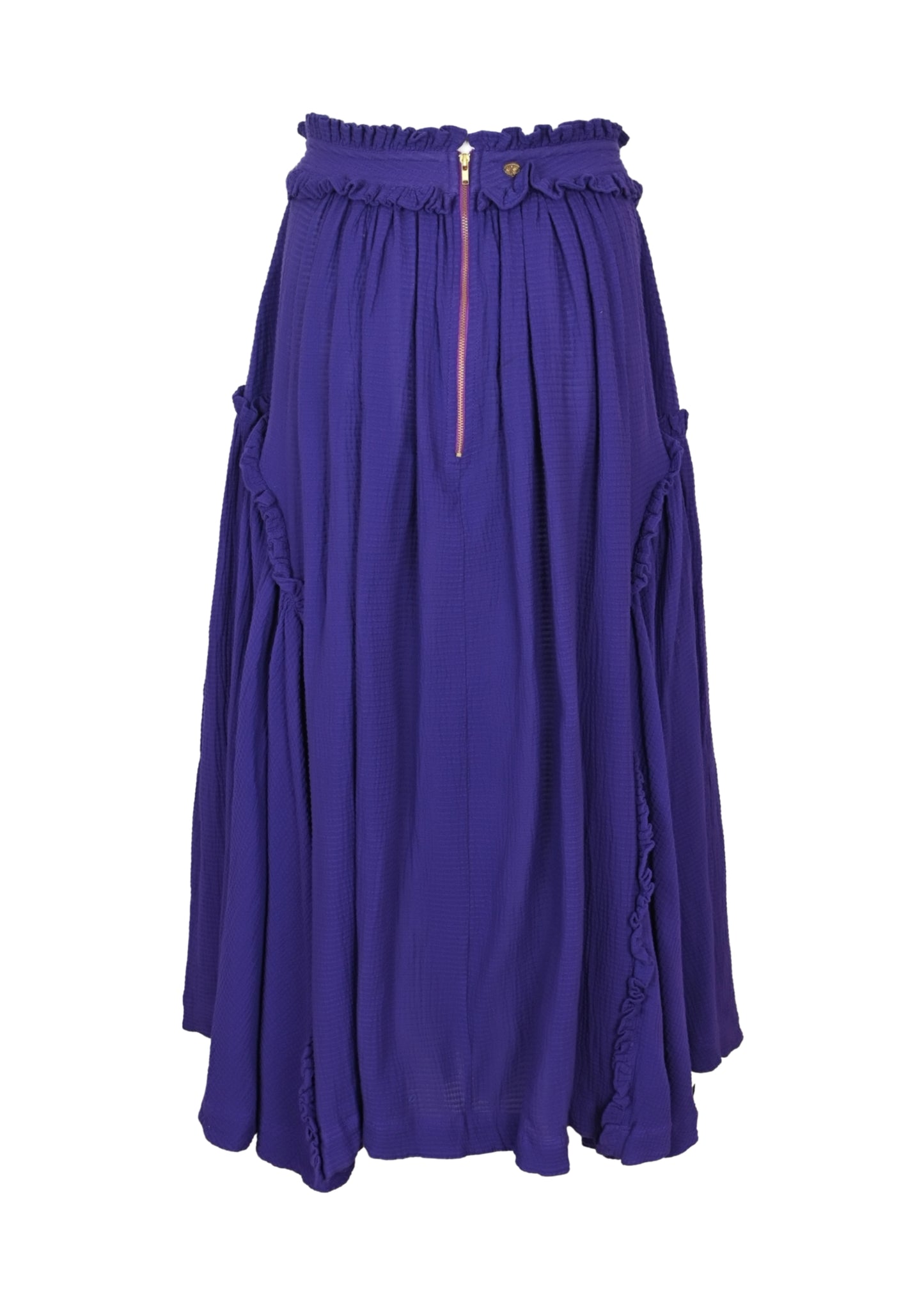 Load image into Gallery viewer, Bolide Skirt Plain Waffle Violette - Skirt
