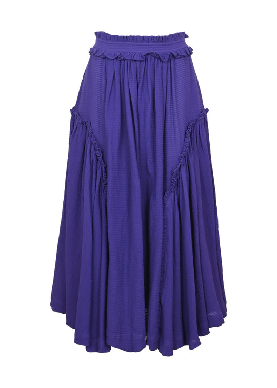 Bolide Skirt Plain Waffle Violette - Skirt