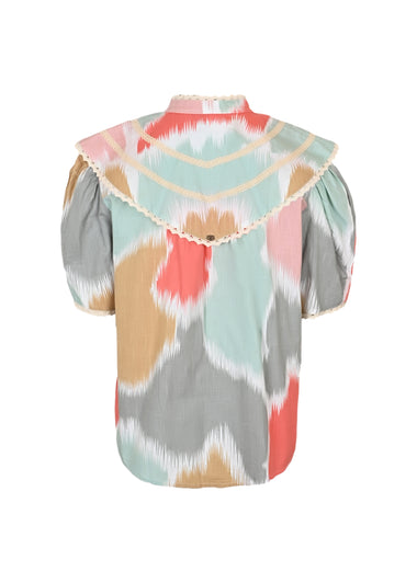 Cruz Cappa Shirt Chevron Multi Pastel - Top
