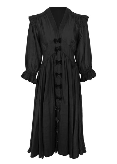 Jacobella Bow Dress Noir - Dress