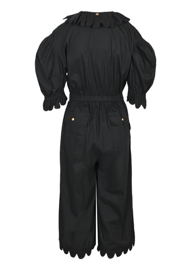 Yelena Jumpsuit Plain Black - Jumpsuit