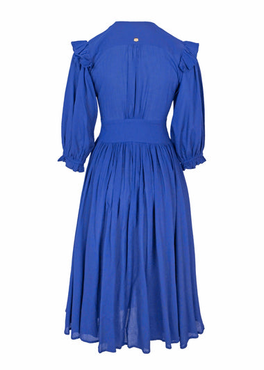 Zanthe Midi Dress Blue Sapphire - Dress