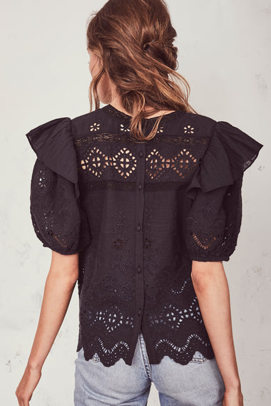 Tilda Top Black - Top