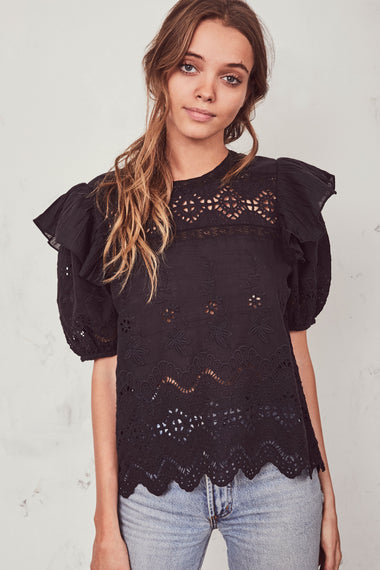 Tilda Top Black - Top