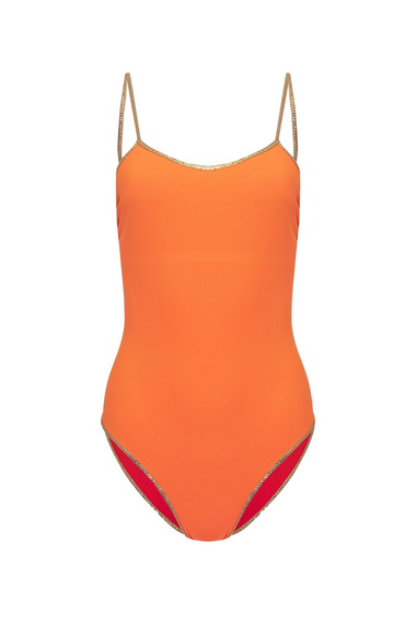 Bridgehampton Reversible One Piece Orange/Red
